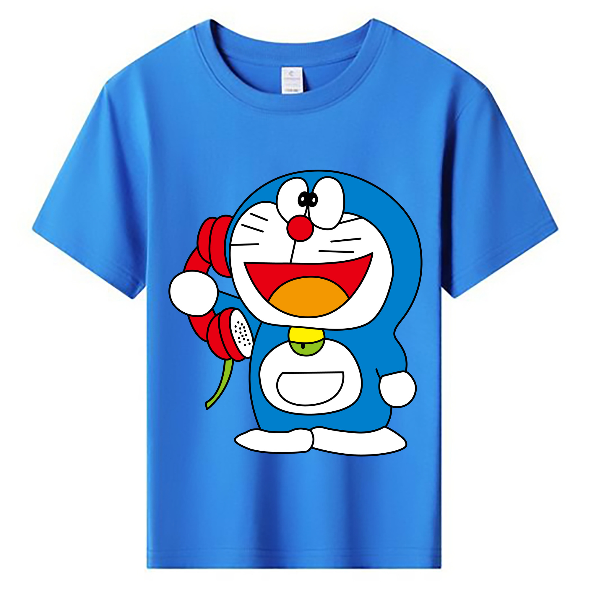 （画像用） ドラえもん Doraemon 綿100％キッズTシャツ（フロントプリント）